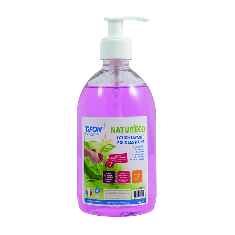 Tifon Lotion lavante pour les mains Cranberry - 500 ml avec pompe