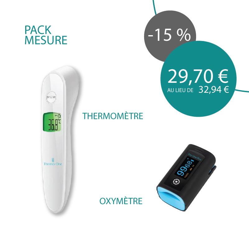 Pack mesure Thermo One + Oxymètre Oxyone