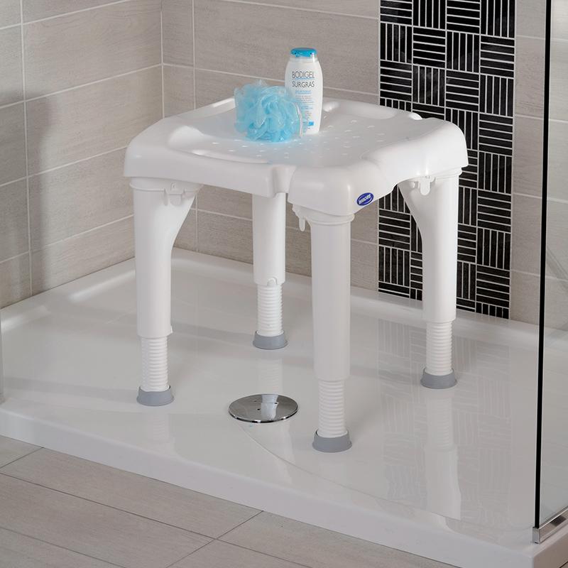 Tabouret de douche i-fit blanc