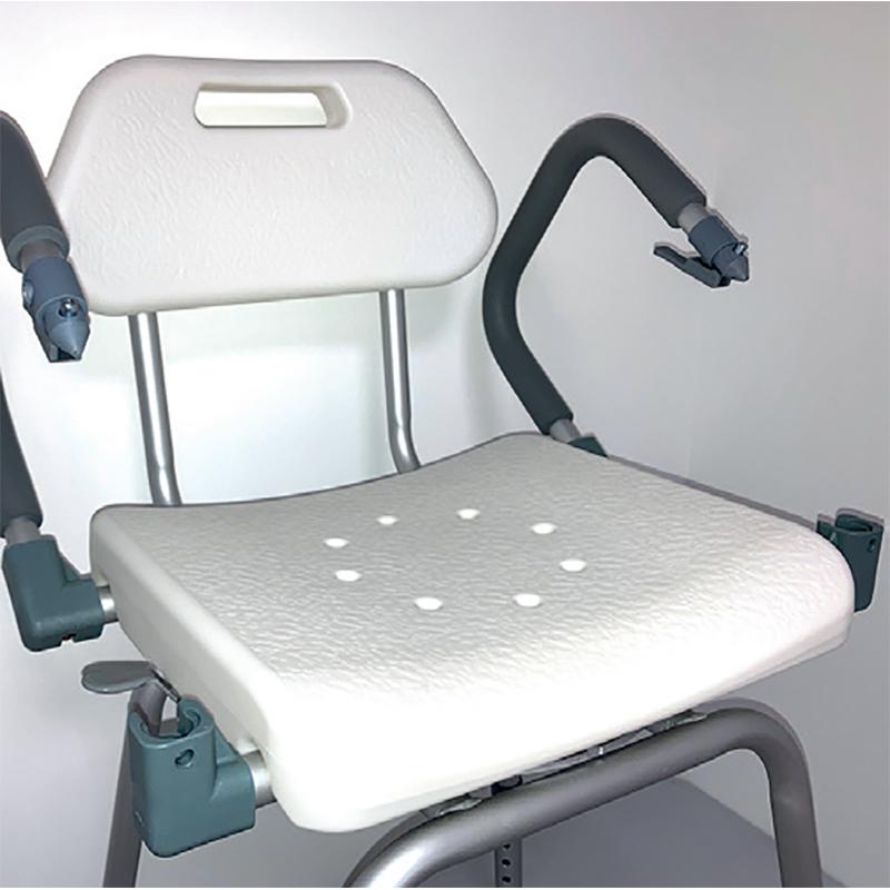 Chaise de douche pivotante Roseau