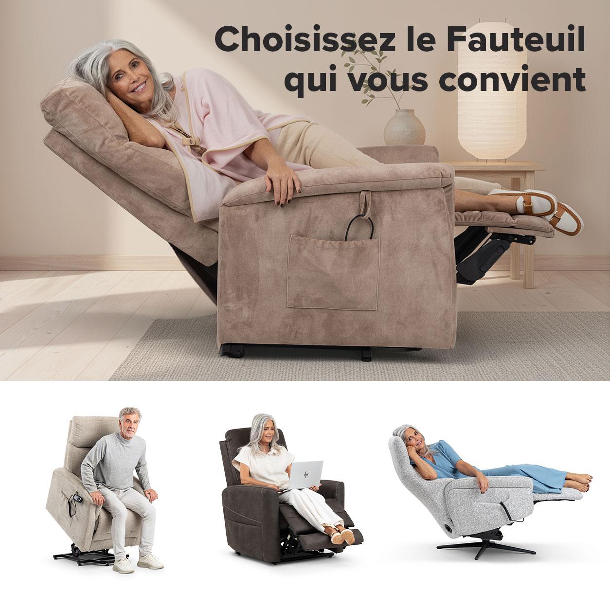 Choisissez votre fauteuil relax Choisissez votre fauteuil relax