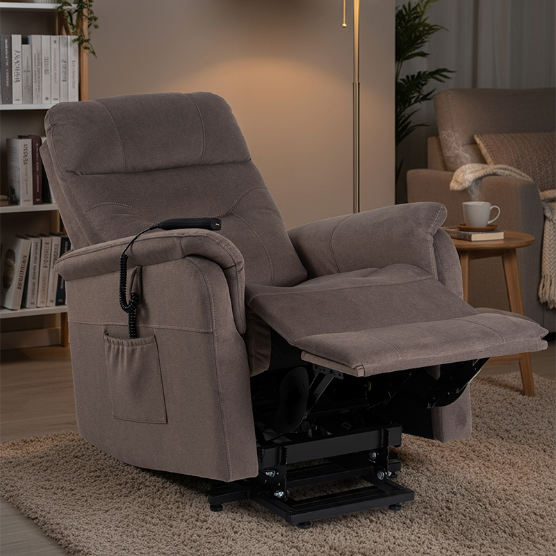 Fauteuil Releveur Confort Plus 1 moteur Châtaignier