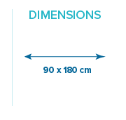 Alèse bordable Prémia 90 x 180 cm Alèse bordable Prémia 90 x 180 cm
