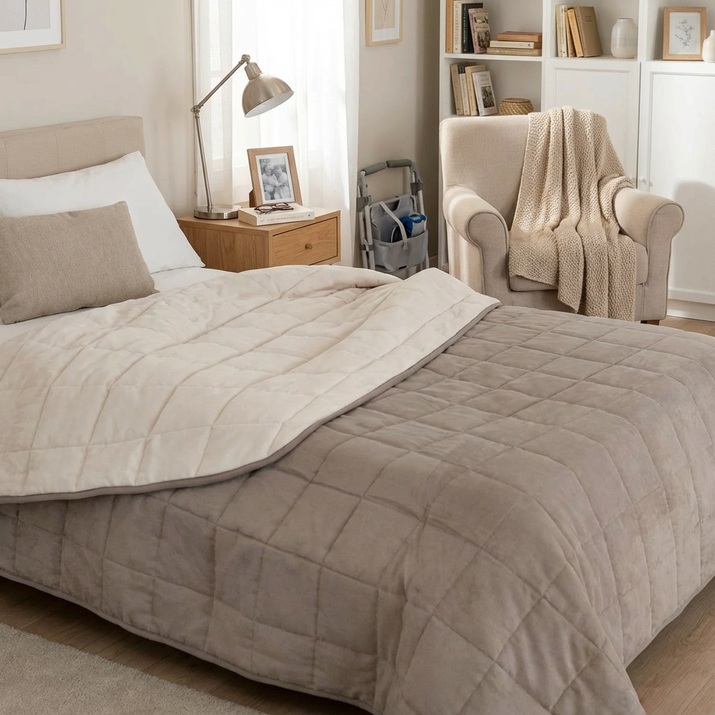 couvre lit matelassé