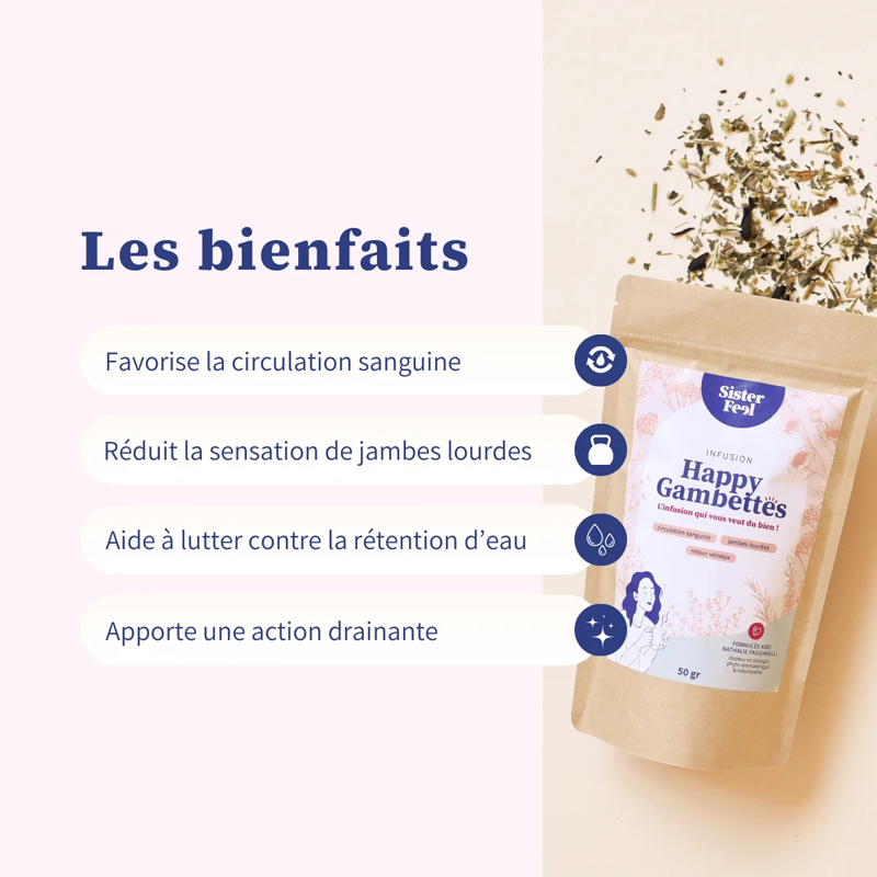 Infusion femme jambes