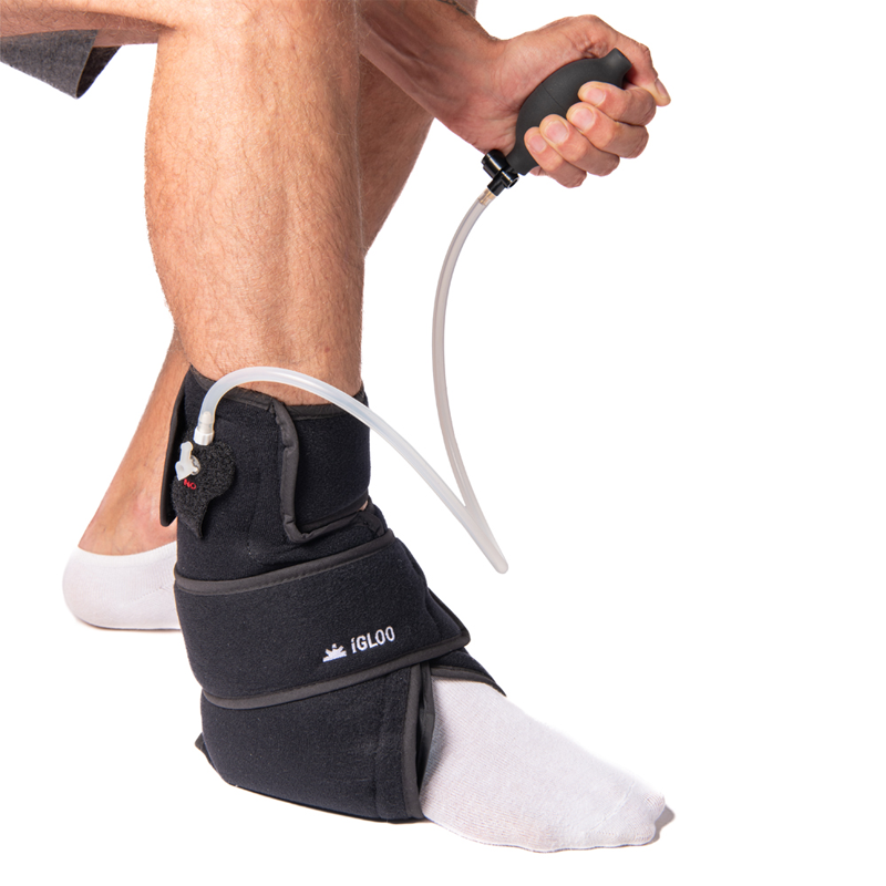 Attelle cheville cryothérapie compressive