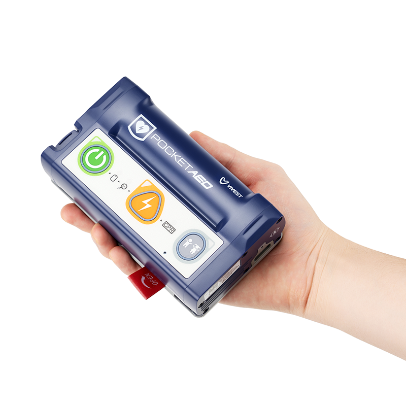 Défibrillateur semi-automatique externe de poche ViVest P3