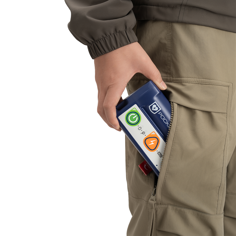 Défibrillateur semi-automatique externe de poche ViVest P3
