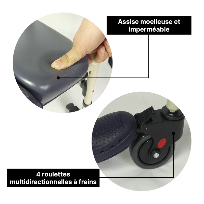 Chaise toilette pour personne âgée