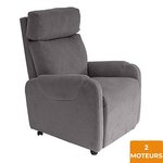 Fauteuil releveur Charlotte 2 Moteurs Chauffant Médilax
