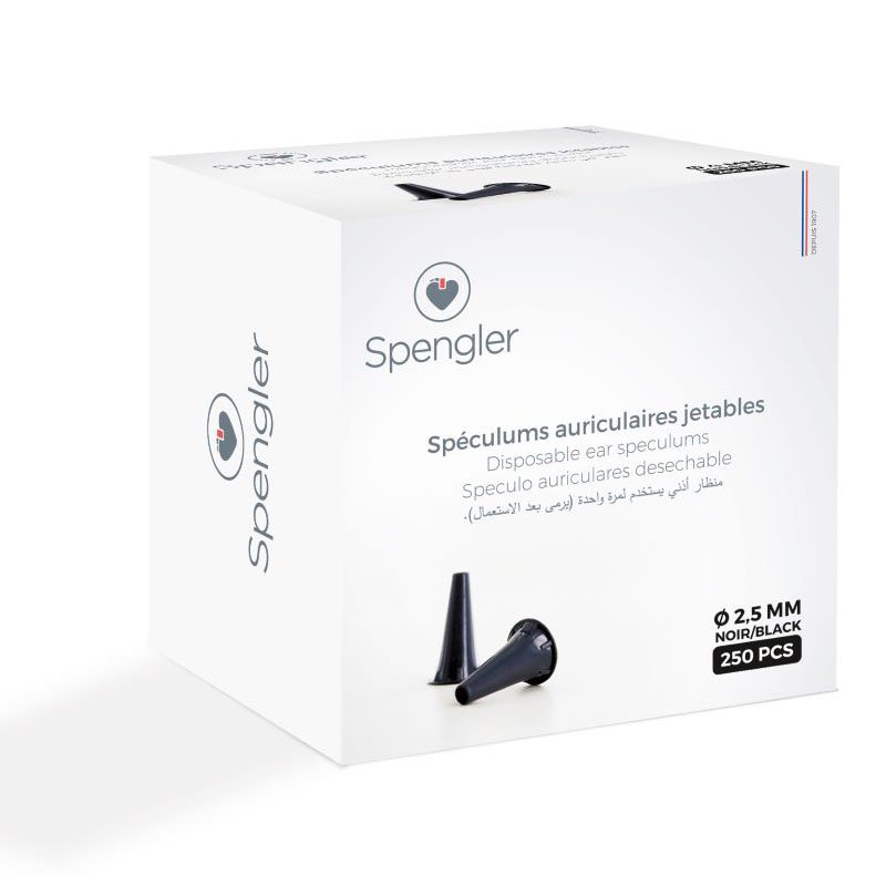 Speculum pédiatrique Spengler 2.5 mm Boîte 250 pièces