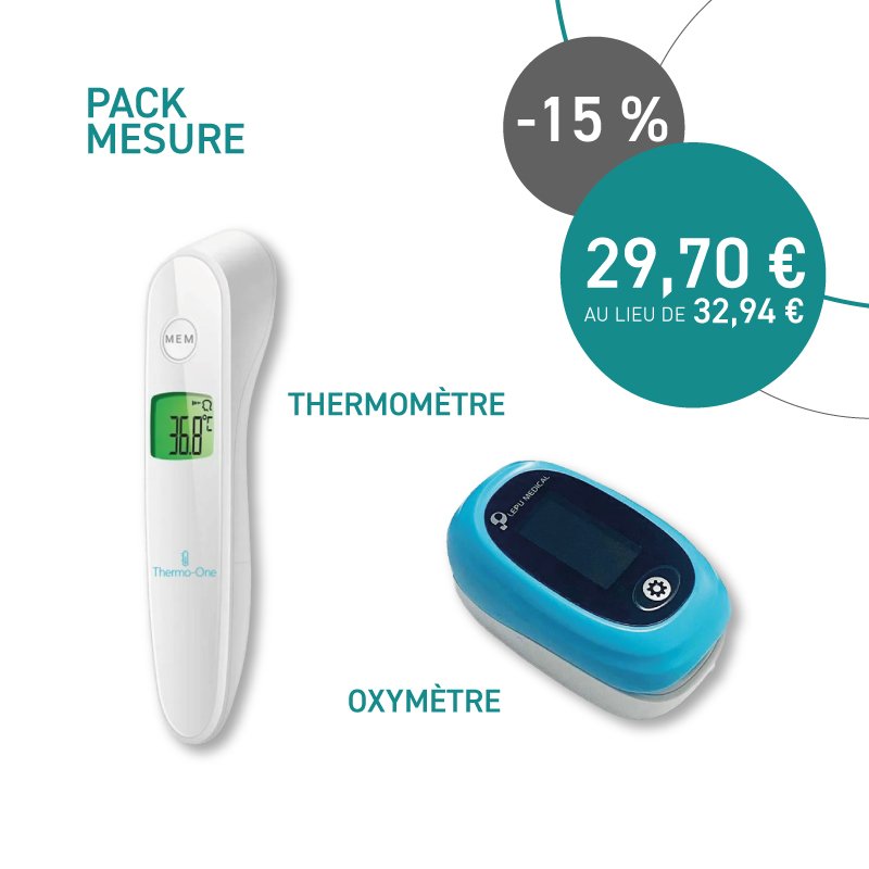 Pack thermo One + Oxymètre Oxyone