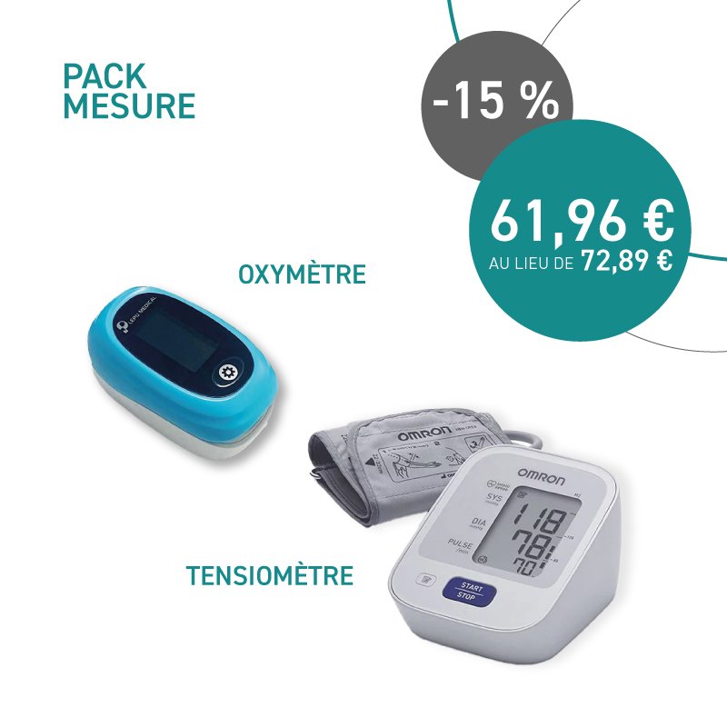 Pack Tensiomètre M2 + Oxymètre Oxyone