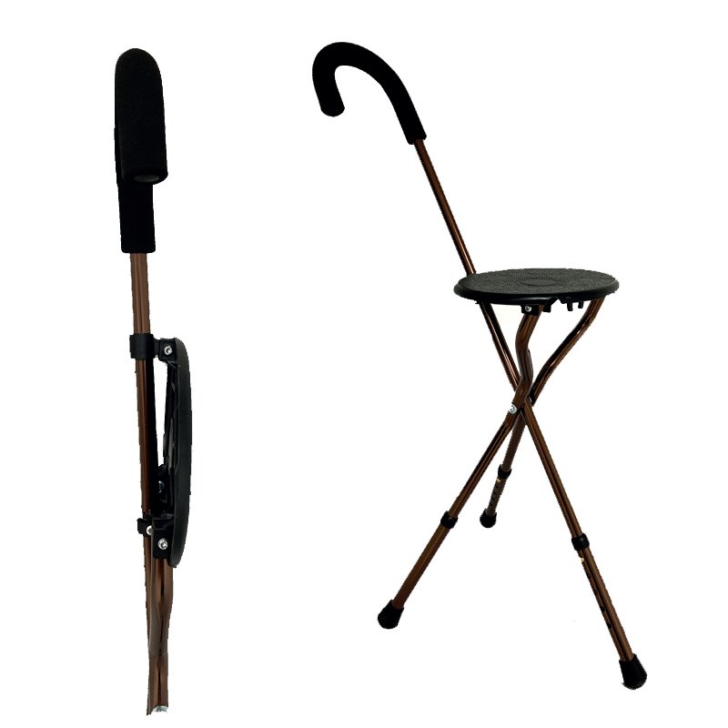 Canne siège pliante Pommier