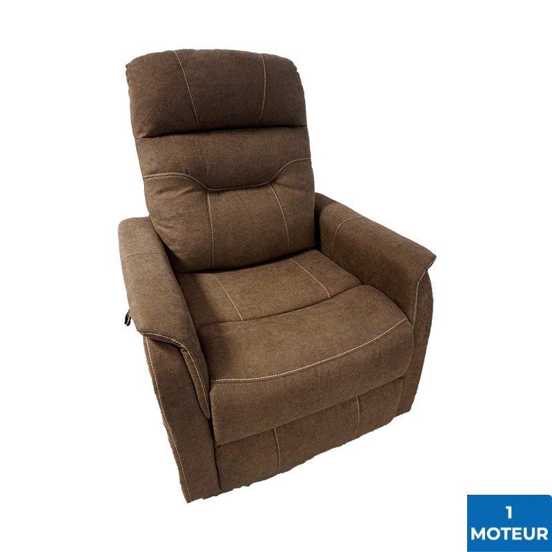 Fauteuil releveur Confort Plus 1 Moteur Châtaignier