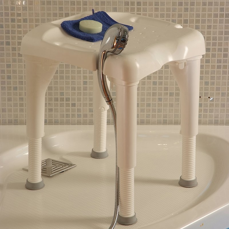 Tabouret de douche i-fit blanc