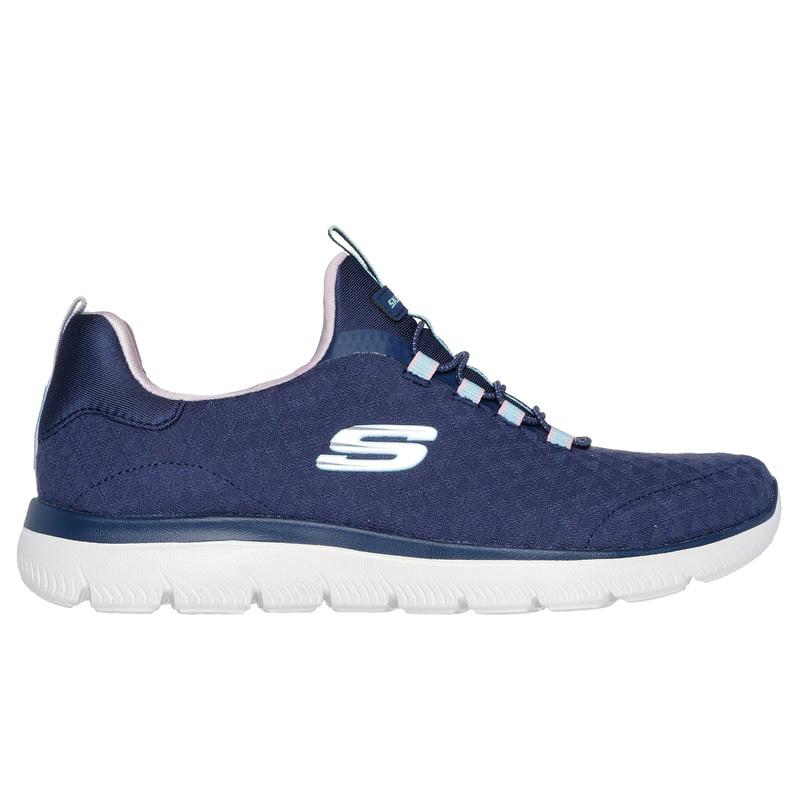 Baskets Skechers Summits Abstract Vision Bleu Femme
