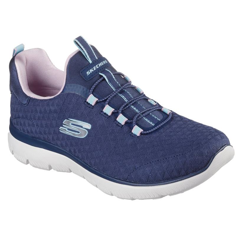 Baskets Skechers Summits Abstract Vision Bleu Femme 4