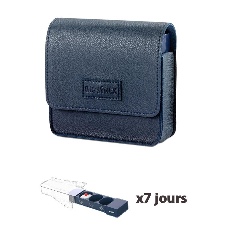 Pilulier voyage grande contenance 7 jours