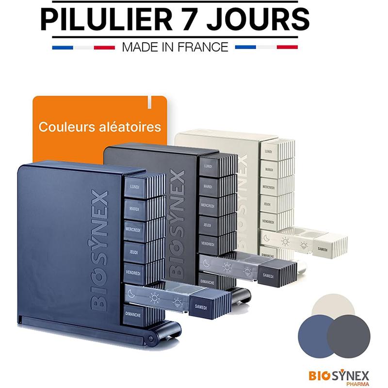 Pilulier grande contenance 7 jours