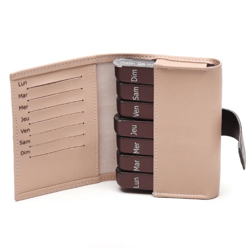 Pilulier Cardio Pilbox Rose poudré