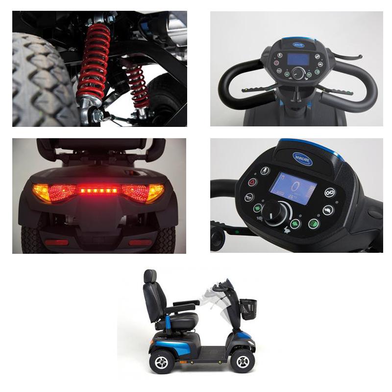 Scooter PMR Comet Pro Fonctionnalités