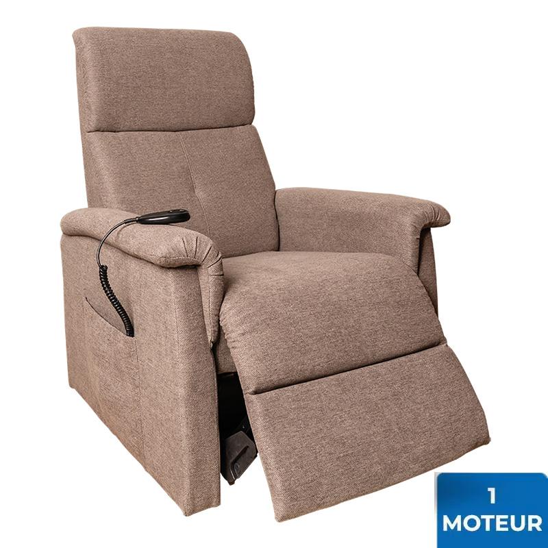 Fauteuil Releveur 1 Moteur Eco Confort Taupe