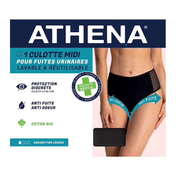 Athena culottes pour les fuites légères et ponctuelle Bastide le confort medical
