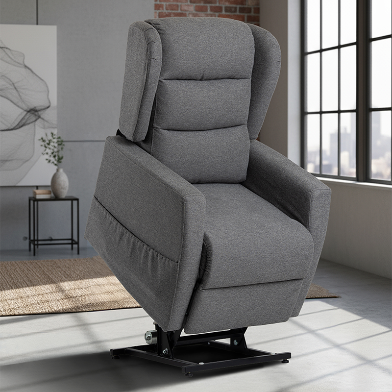 Fauteuil releveur EcoConfort 4 fonctions electriques Gris