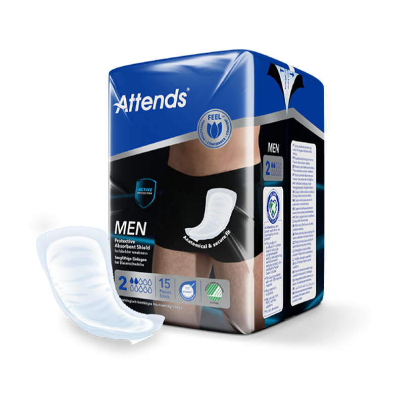 Incontinence homme coquille