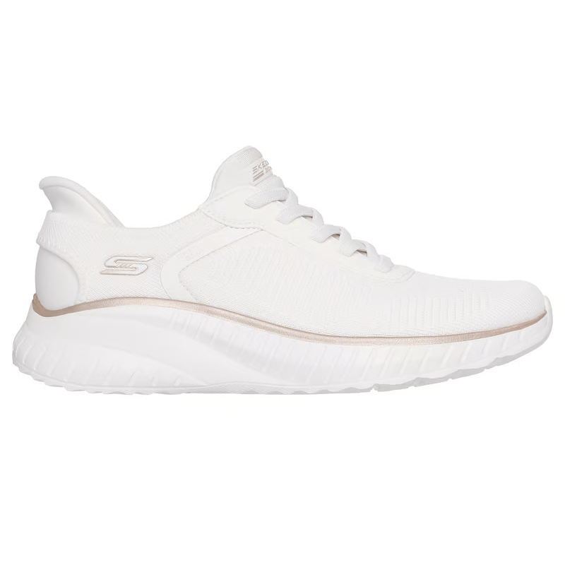 Skechers Slip ins bobs Sport Squad blanc