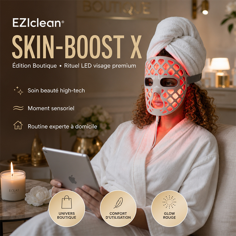 masque led visage