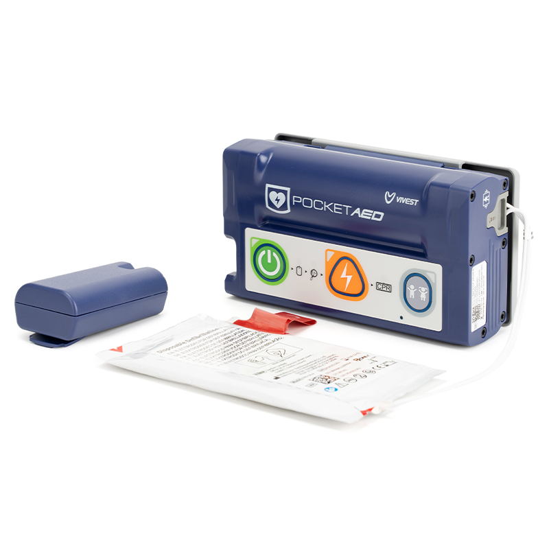 Défibrillateur semi-automatique externe de poche ViVest P3