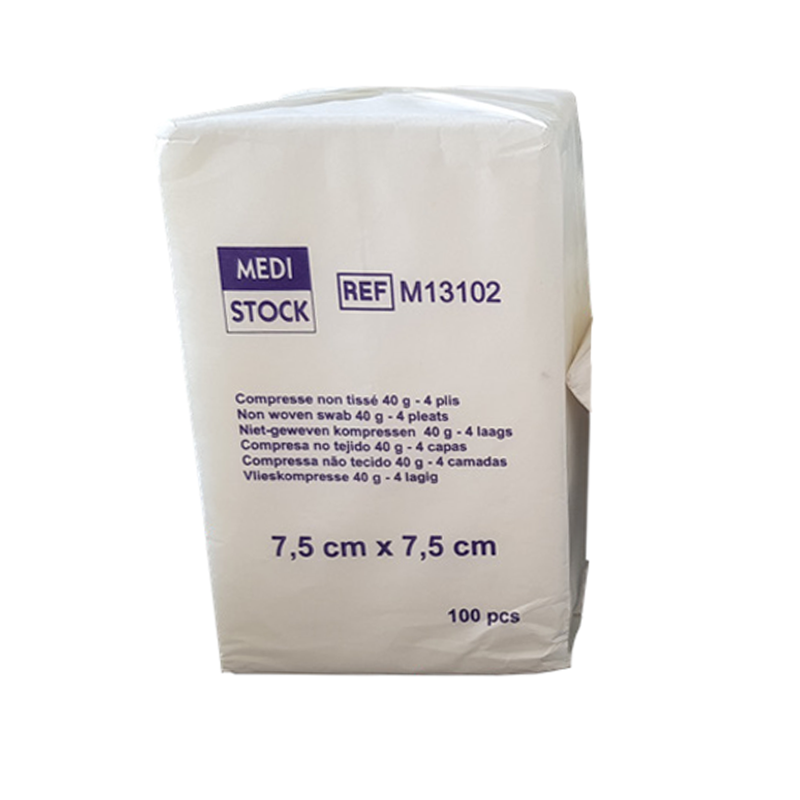Compresse non tissé 40g 4 plis