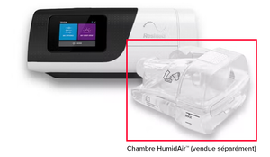 apnee du sommeil chambre HumidAir™ (vendue séparément)