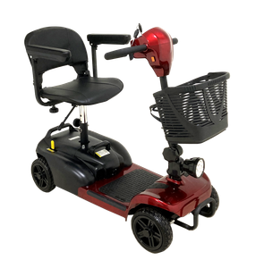 Scooter électrique 4 roues X-02 rouge