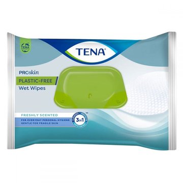 TENA Wet Wipes Plastic Free ProSkin