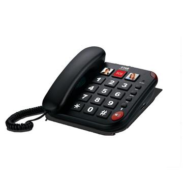 Téléphone Résidentiel Filaire à Grosses Touches