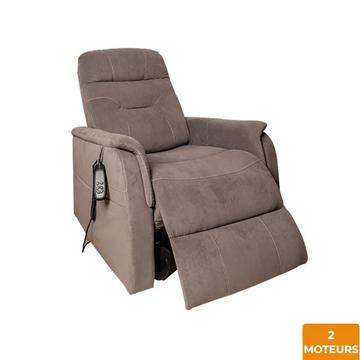 Fauteuil releveur Confort + 2 Moteurs Châtaignier