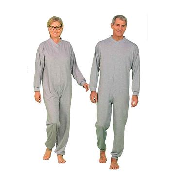 Grenouillère Ancolie gris chinée Grenouillère Ancolie gris chinée