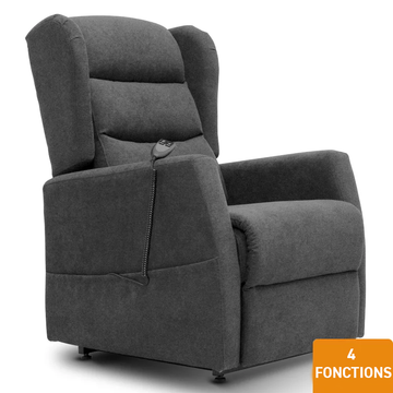 Fauteuil releveur Eco Confort 2 moteurs Gris