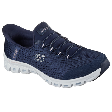 Basket Skechers Slip-ins Glide Step Femme Bleu
