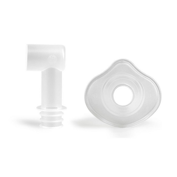 Masque silicone nébuliseurs Masque BABY avec coude Taille 1 (0-1 an)
