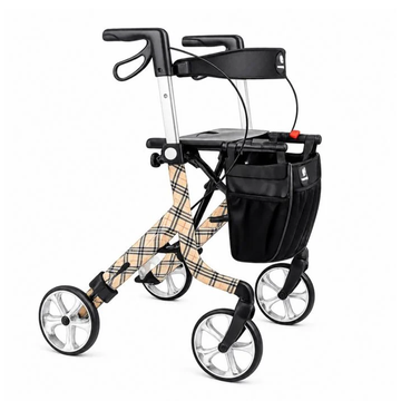 deambulateur 4 roues Rollator Space LX Art checkmatte 62 cm