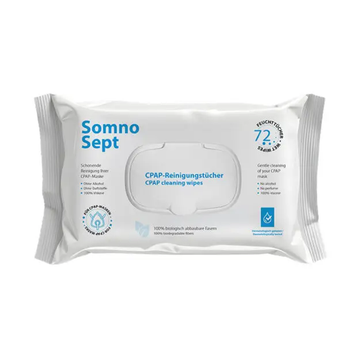 Lingettes nettoyantes spéciales masque PPC Somnosept