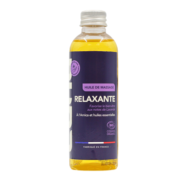 Huile de massage Huile de massage bio relaxante