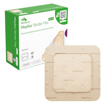 Pansement Mepilex border flex 10x10cm