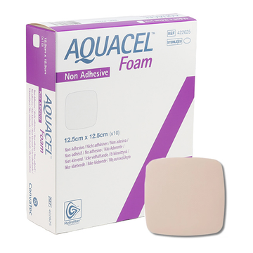 Pansement Aqucel Foam non adhésive 12,5x12,5cm