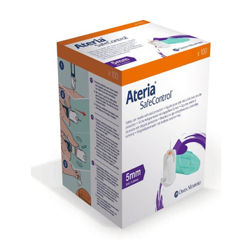 Aiguille stylo insuline Unifine Safecontrol 5 mm 30G - Boîte de 100