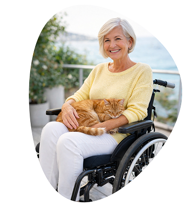 Personne en fauteuil roulant